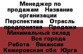 Менеджер по продажам › Название организации ­ Перспектива › Отрасль предприятия ­ Продажи › Минимальный оклад ­ 30 000 - Все города Работа » Вакансии   . Кемеровская обл.,Юрга г.